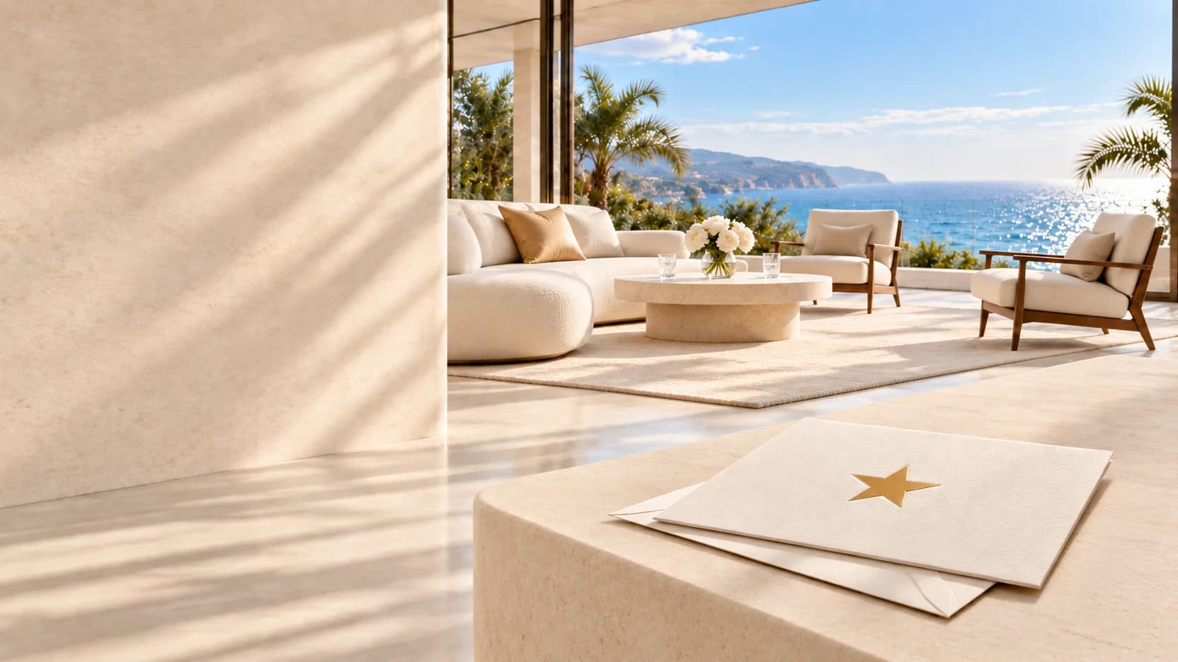 A quiet private reception with an invitation to Celebrity Private.